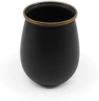 Barebones Enamel Tumblers Set of 2 - Vintage-inspired Design - Durable and Suitable for Outdoor Picnics or Camping (16 Oz, Charcoal)