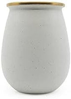 Barebones Enamel Tumblers Set of 2 - Vintage-inspired Design - Durable and Suitable for Outdoor Picnics or Camping (16 Oz, Eggshell)