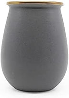 Barebones Enamel Tumblers Set of 2 - Vintage-inspired Design - Durable and Suitable for Outdoor Picnics or Camping (16 Oz, Slate Grey)