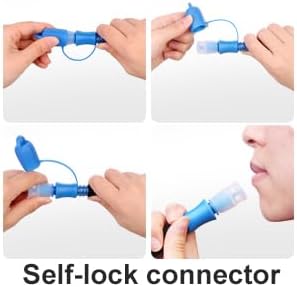 Insulated Hydration Backpack Pack with 3L BPA Free Leak Proof Water Bladder, Large Storage Lightweight Hiking Daypack with Waist Pouches & Cooler Layer, for Running, Biking, Camping, Festival