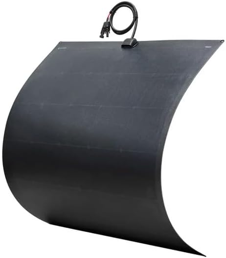 LensunSolar Flexible Solar Panel 240W 12V ETFE, 46.8in x 38in Semi-Flexible Bendable Mono Solar Panel High Efficiency 240 Watt for RV Van Roof TopCamping Home Boat Marin