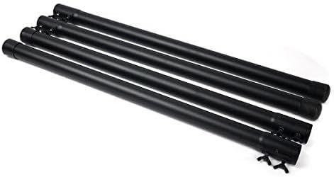 XtremepowerUS 25,516 BTU Double Burner Stove Stand Outdoor Propane Range Dual Propane Grill Burner Camping Picnic Cookout w/Detachable Legs