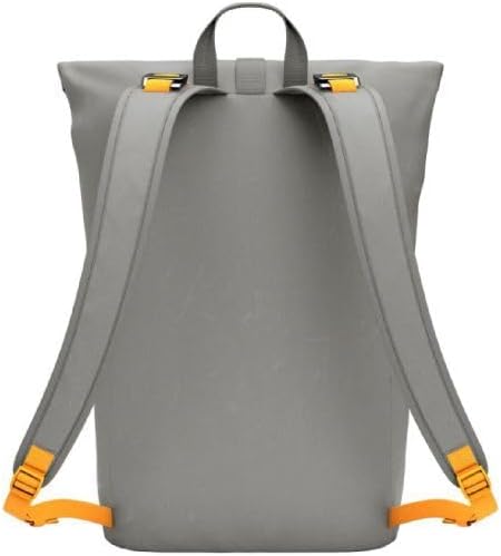 Db Journey Essential Backpack - Lightweight, Durable Rolltop Backpack with Laptop Compartment for Work, and Gym, Travel Backpack with Roller Bag Attachment, 12L - Sand Gray