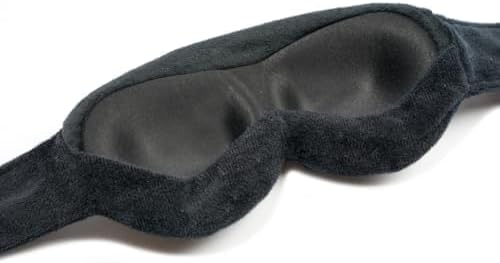 Cabeau Midnight Magic Sleep Mask – Adjust Padded Nose Strip to Block or Blackout Light - for Home and Travel - Soft Plush Fabric – Eye Liners Keep Fabric Away from Eyelids - Memory Foam Earplugs