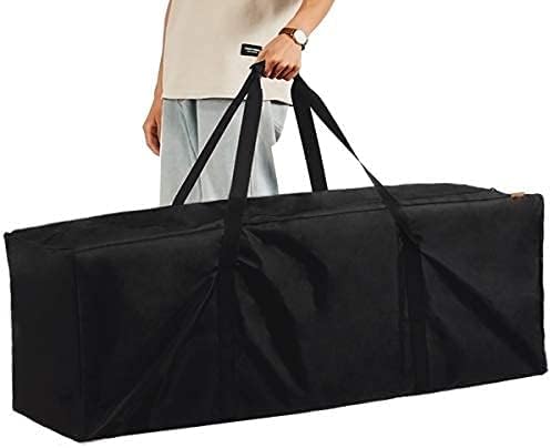 INFANZIA 47inch Sports Duffel Travel Bag, 196L Extra Large Duffel Luggage Bag with Upgrade Zipper, Water Resistant & Foldable Equipment Storage Bag for Camping Tent Tripod Fishing, 2PCS