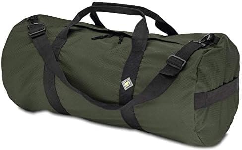North Star Sports Foldable Duffle Bag for Travel, Gym & Outdoor Camping | Tough and Packable Sport Equipment Bag & Gear Organizer | Heavy Duty Large Duffel Bags for Traveling