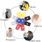 KONGDY 10 Pcs Sea Motion Sickness Wrist Bands & 10 Counts Motion Sickness Patches for Cruise, Morning Sickness, Travel & Car Sickness, No drowsy Anti-Nausea Bands