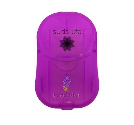 SudsLife Paper Soap Sheets (150 sheets) Pack of 3 (Pack of 3, Lavender)