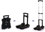 Heavy Duty Foldable Hand Truck with Wheels - Portable Luggage Cart for Camping, Festivals, Gardening, Shopping, and Home Use - Versatile & Durable Folding Trolley