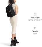 TUMI Women's Halsey Backpack, Black/Gunmetal, One Size