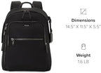 TUMI Women's Halsey Backpack, Black/Gunmetal, One Size