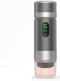 Portable Coffee Maker KF-JN-03 with Digital Display & 20 BAR Pressure – Hot & Cold Brew, Compatible with Coffee Grounds and Capsules, Compact Single-Serve Design with Transparent Cup & 60ml Tank