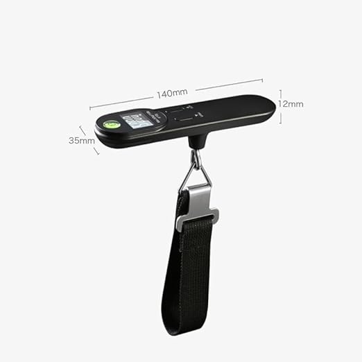 Portable Luggage Scale, Portable Luggage Scale, Electronic Scale, Travel Bag, Hand Held Scale, Hanging Scale(Black)