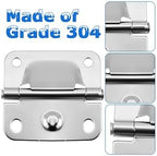 Cooler Stainless Steel Hinges for Coleman Camping Coolers 5235 6262 6270, Cooler Stainless Steel Hinges with Screws Set