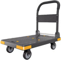 ty Folding Flatbed Trolley Cart with Swivel WheelsPortable Hand Truck for Office Moving Transport and Easy LoadingDurable Steel Push Cart for Versatile Use