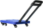 Heavy Duty Folding Hand Truck Cart Portable Trolley for Camping Travel Luggage and Home Use Compact Foldable Design for Easy Storage and Transport
