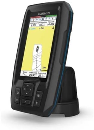 Garmin Striker 4cv with Transducer, 4" GPS Fishfinder with CHIRP Traditional and ClearVu Scanning Sonar Transducer and Built In Quickdraw Contours Mapping Software