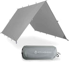 AquaQuest Safari Tarp – Lightweight Waterproof (5,000mm) Seam-Taped Ripstop Rain Fly for Backpacking, Thru-Hiking & Hammock Camping