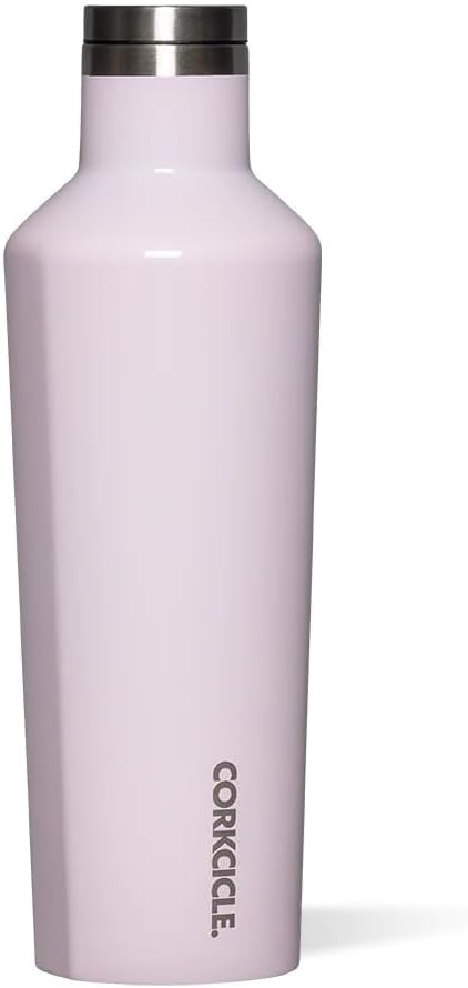 Corkcicle Classic Canteen - Keeps Drinks Cold for 25 Hours - Triple-Insulated Stainless Steel - Dishwasher Safe - Summer Drinkware Gift - Keeps Drinks Ice Cold - 16 oz - Powder Puff