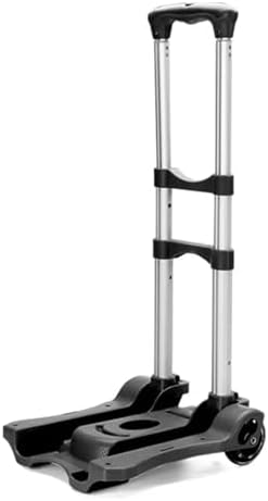 Heavy Duty Foldable Hand Truck with Wheels - Portable Luggage Cart for Camping, Festivals, Gardening, Shopping, Home Use, Easy Maneuverability, Durable Design