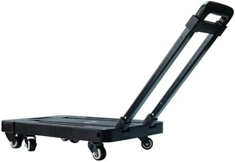 Heavy Duty Folding Hand Truck Cart Portable Trolley for Camping Luggage Transport Grocery Shopping Foldable Design for Easy Storage & Travel Convenience