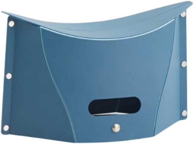 Folding Portable Camping Hiking Stool with Handbag Function - Lightweight Collapsable Travel Chairs for BBQ, Library & Backpacking - Outdoor Ultralight Mini Step Stool Foldable(Bule Small)