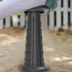 ALEVMOOM Upgraded Portable Retractable Folding Stool,Camping Telescoping Stools with Swivel Cushion,Collapsible Stool for Adults,Hold Up to 440Ib for Garden Travel with Carry Bag&Carabiner