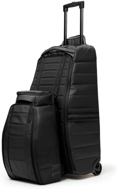 Db Journey The Hugger Backpack - Durable Travel Backpack with Laptop Compartment & Pockets for Work, Luggage Backpack with Roller Bag Hook Up System, 20L - Blackout