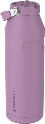 Stanley IceFlow Flip Straw 2.0 Water Bottle 50 oz | Built-In Straw with Larger Opening | Lightweight and Leak Resistant | Insulated Stainless Steel | BPA-Free | Lilac