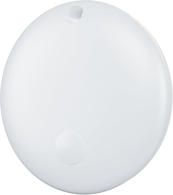 Air Tracker Tag IP67 Waterproof Bluetooth Tracker, Keychain Finder, Item Locator for Bags, Backpacks, Luggage, Pets, Wallets (Android Only White-1)