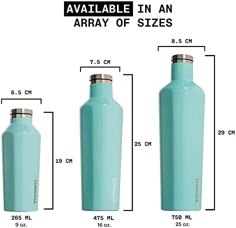 Corkcicle Canteen - 16oz Gloss Powder Blue