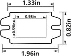 3Pcs 12V to 6V Car Power Voltage Converter DC 9V-22V 12V to 6V Buck Voltage 3A 18W Waterproof DC Step Down Volt Module Power Supply Board Compatible with Car Vehicle Automotive LED Display Radio
