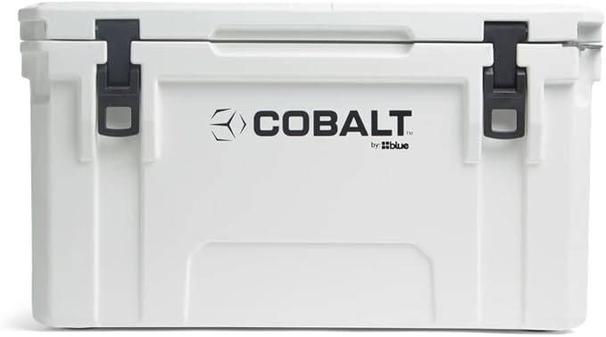 Cobalt 55 Quart Roto Molded Super Ice Cooler | Large Ice Chest - Long Term Ice Retention |