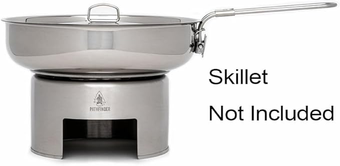 The Pathfinder School Stainless Steel Pot and Pan Stove