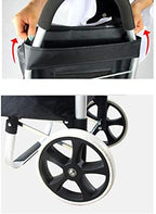 Folding Camping Wagon on Wheels Portable Trolley Cart for Groceries Shopping & Luggage Lightweight Hand Truck for s & Outdoor Activities