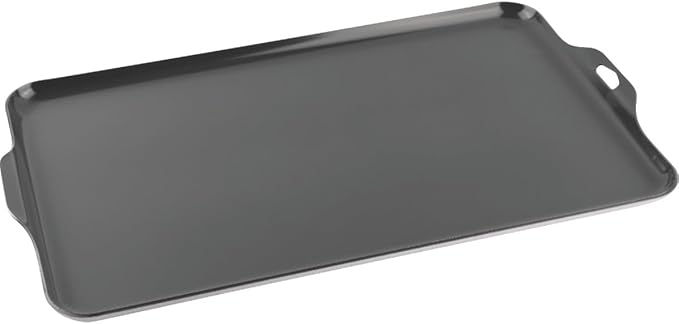 Coghlan's Camp Griddle, Lightweight Aluminum, 17.5 x 10 Size, Non-Stick Ceramic Coating Cooking Surface for Two Burner Stoves, Ideal for Camping and Outdoor Cooking