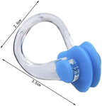 8 Pieces Silicone Swimming Nose Clip, Waterproof Silica Gel Surfing Nose Plug Protector Soft Latex Plugs for Kids and Adults (8 Colors)
