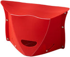 Folding Portable Camping Hiking Stool with Handbag Function - Lightweight Collapsable Travel Chairs for BBQ, Library & Backpacking - Outdoor Ultralight Mini Step Stool Foldable(Red Large)