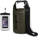 Unigear Dry Bag Waterproof, 2L/5L/10L/20L/30L/40L Floating and Lightweight Bags for Kayaking, Boating, Fishing, Swimming and Camping with Waterproof Phone Case