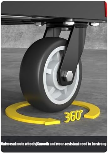 ty Folding Flatbed Trolley Cart with Swivel WheelsPortable Steel Hand Truck for Office Moving Transport & Easy LoadingIdeal Push Cart for Home & Warehouse Use
