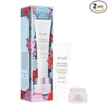 Dewy Skin Duo Skincare Set by Fresh for Women - 2 Pc 1.6oz Soy Face Cleanser, 0.5oz Rose Deep Hydration Face Cream