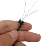 2mm Reflective Guyline Camping Paracord, Ultralight Thin Cord Rope for Tarp Rain Fly Tent Camping, 65 Feet (Black)