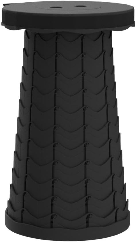 Upgraded Collapsible Stool,Load Capacity 440lbs, Lightweight Yet More Sturdy,Portable Retractable Folding Telescoping,Foldable Camping Stool for Camping Fishing Hiking BBQ