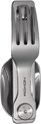 Roxon C2 Camping Utensil 2 in 1 Detachable Folding Cutlery with Fork & Spoon for Outdoor, Camping, Hiking, Easy to Carry Highly Practical Tableware