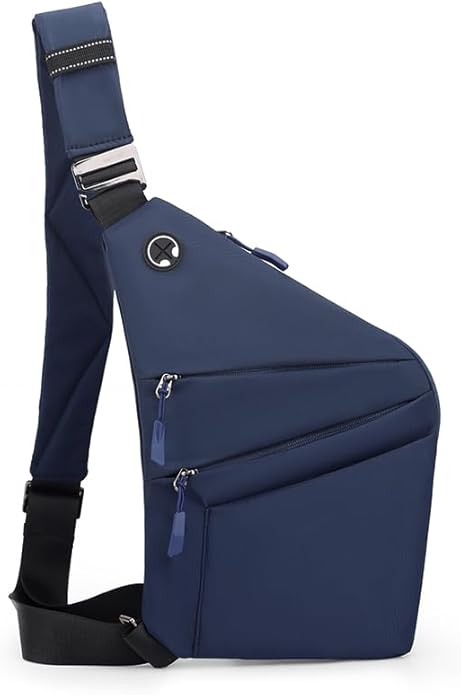 Crossbody Travel Bags for Women, New Theft Proof Safe Slim Sling Travel Purses, Personal Flex Shoulder Bag for Men Women