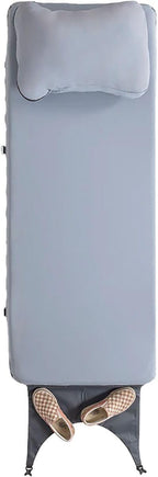 HEST Foamy Camping Mattress Pad - Memory Foam Portable Roll Up Sleeping Cot Mattress for All Adventures - Dual Layer Comfort & Support - No Pump Needed - Water-Resistant Design - Easy Carry Handle