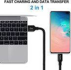 etguuds Long USB C Cable 12ft, 1-Pack, Braided USB A to USB C Charger Cable, Type C Charger Cord Fast Charging for iPhone 16 15 Series, Samsung Galaxy S25 S24 S23, Pixel, Switch and More