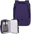 Knack Small Series 2 Laptop Backpack Fits up to 16 Inch Laptops - Knack Bags Carry-On Backpack, TSA Approved, Expandable Travel Backpacks With 2 Day Outfit Capacity, Berry Blue