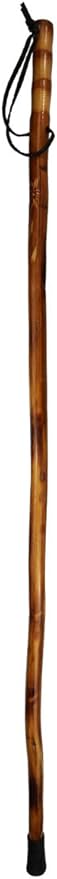 SE Survivor Series Hand Carved Flower Hiking/Walking Stick, 40" - WS630-40