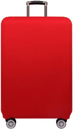 Morbuy Luggage Cover for Suitcase, Modern Solid Color Business Suitcase Cover Protector Fit 18-32 Inch Luggage, Baggage Covers with Zipper for Travel (XL(29-32inch suitcase),Red)
